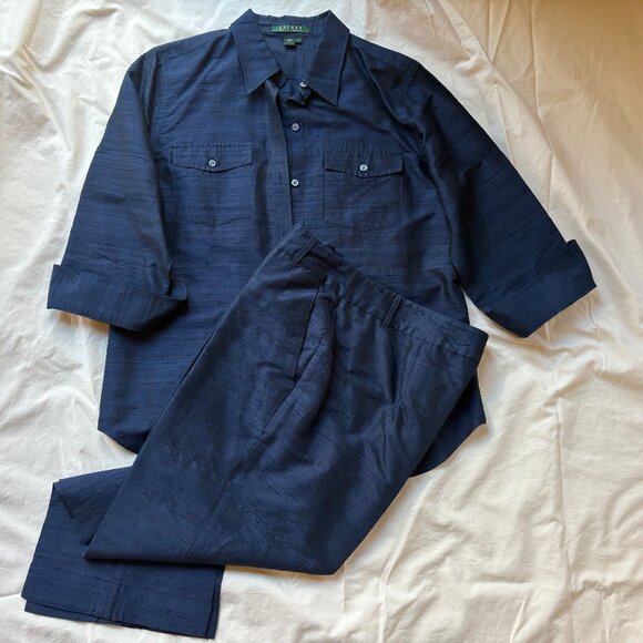 Ralph Lauren Raw Silk Coordinates - Picture 1 of 4